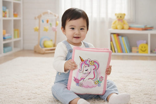 Kids Learning Cushion Book for Toddlers (3+ Years) | Alphabet & Numbers Learning Soft Cushion Book | Cotton Filled | 12 x 20 Inches