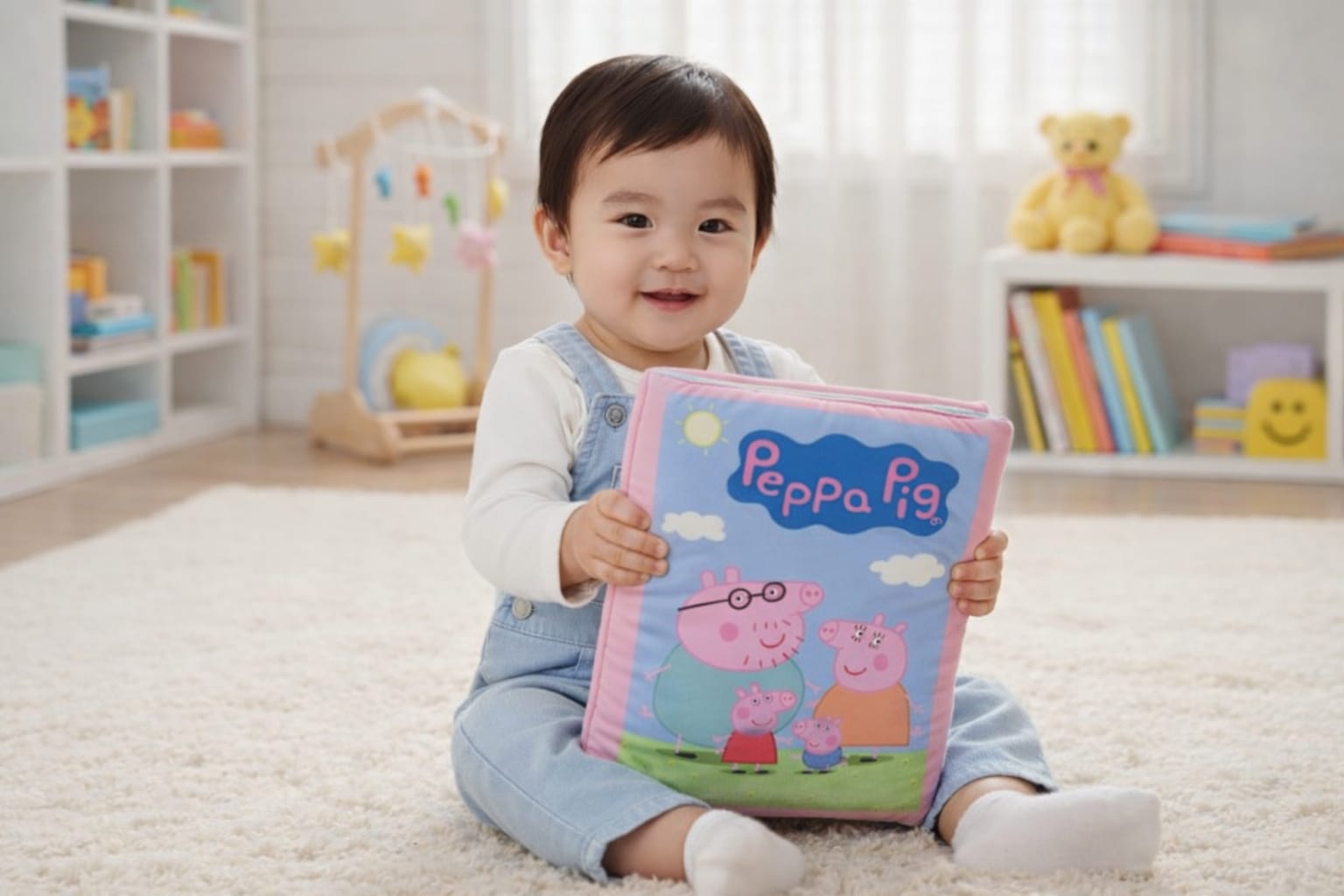 Kids Learning Cushion Book for Toddlers (3+ Years) | Alphabet & Numbers Learning Soft Cushion Book | Cotton Filled | 12 x 20 Inches