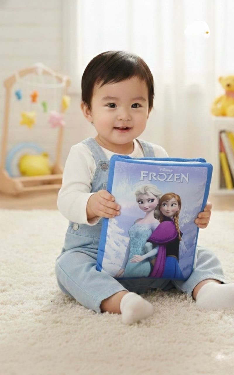 Kids Learning Cushion Book for Toddlers (3+ Years) | Alphabet & Numbers Learning Soft Cushion Book | Cotton Filled | 12 x 20 Inches