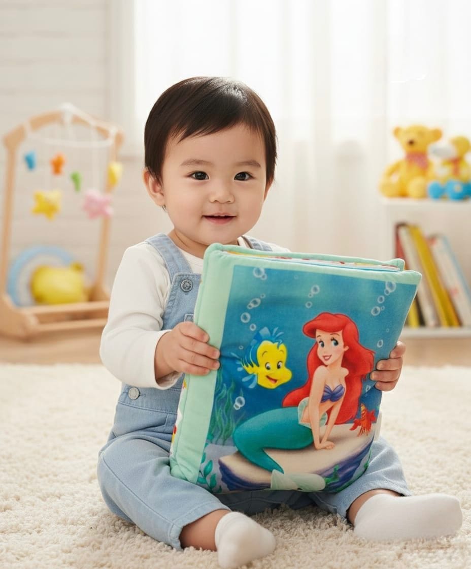 Kids Learning Cushion Book for Toddlers (3+ Years) | Alphabet & Numbers Learning Soft Cushion Book | Cotton Filled | 12 x 20 Inches