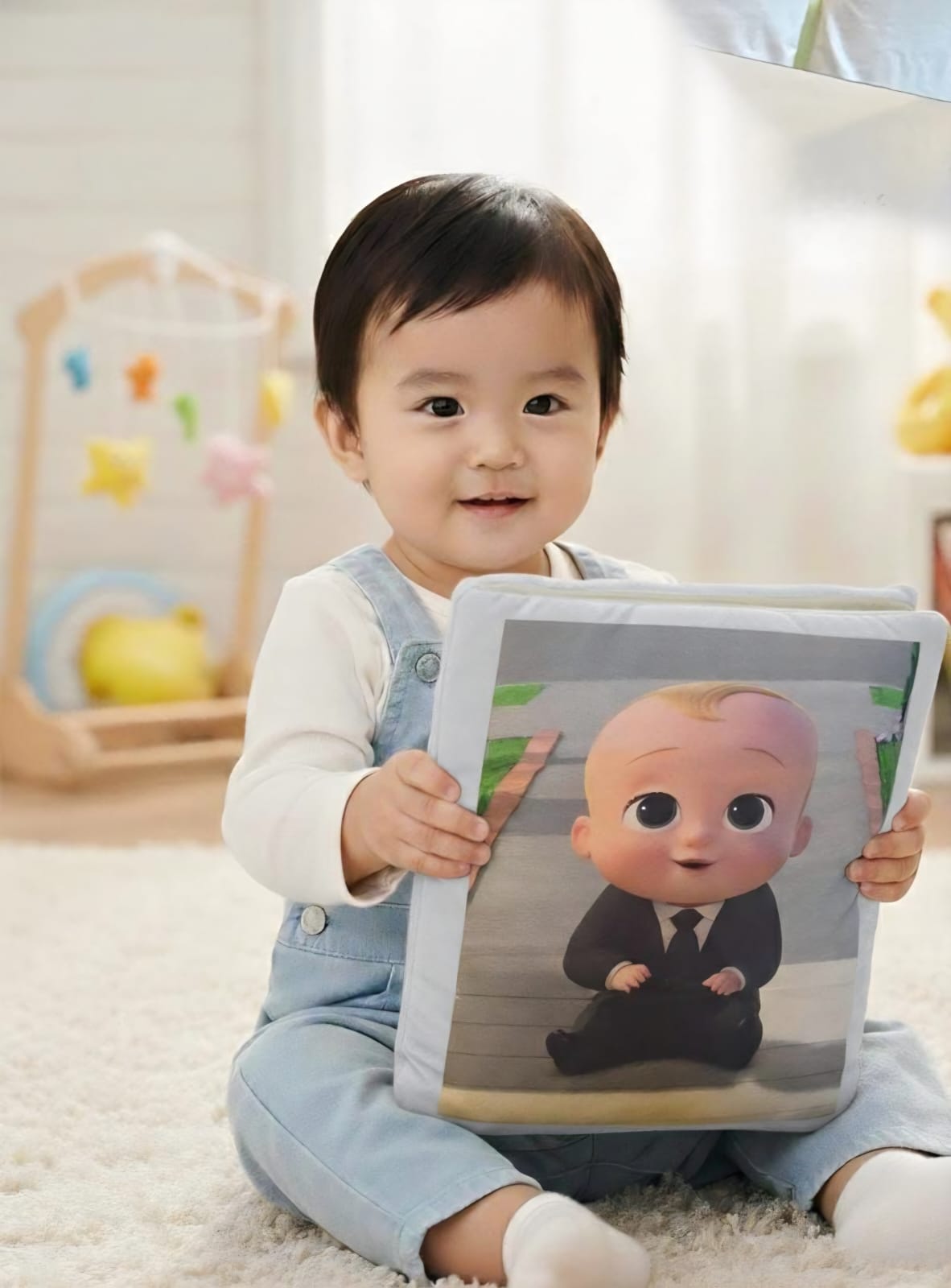 Kids Learning Cushion Book for Toddlers (3+ Years) | Alphabet & Numbers Learning Soft Cushion Book | Cotton Filled | 12 x 20 Inches